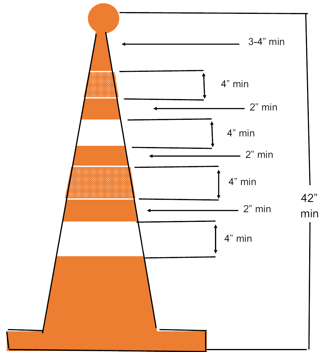 42 inch cone dimensions
